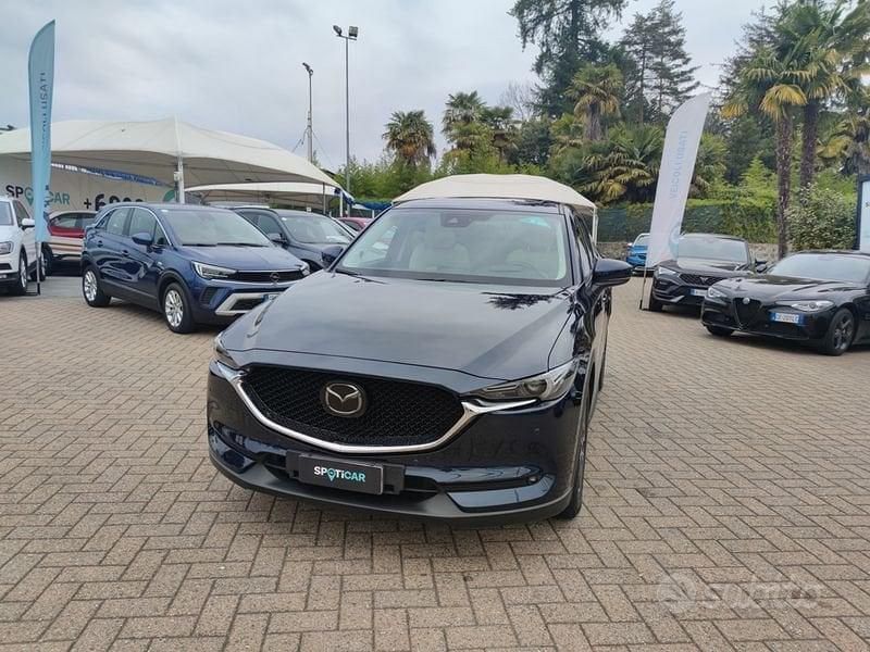 Blu/azzurro Usata 2018 Mazda CX-5 Exclusive SUV | 22.286 € (Buon prezzo) - Immagine 1/4