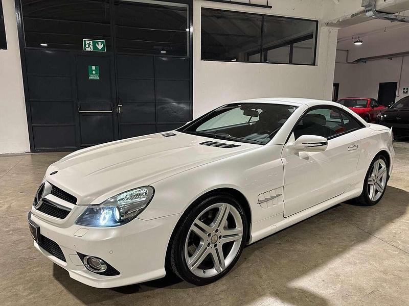 Usata Mercedes SL350 Premium 315 CV (231 kW) 2009 Bianco Cabrio