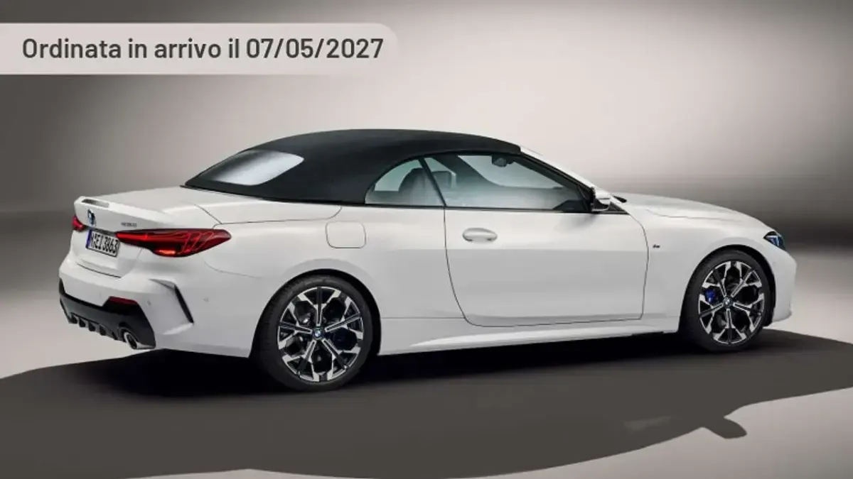 Usata BMW M4 Cabriolet Competition Edition 530 CV (389 kW) 2024 Argento Cabrio