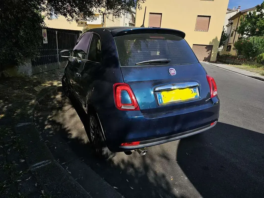 Usata Fiat 500 Riva 95 CV (69 kW) 2017 Blu/azzurro Utilitaria