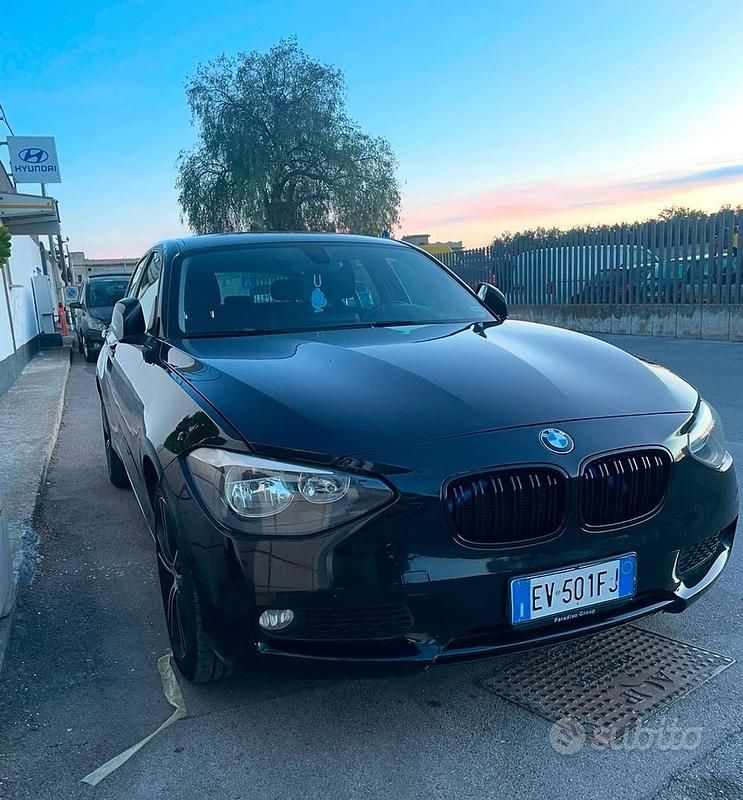 Usata BMW 114 95 CV (69 kW) 2014 Nero Utilitaria