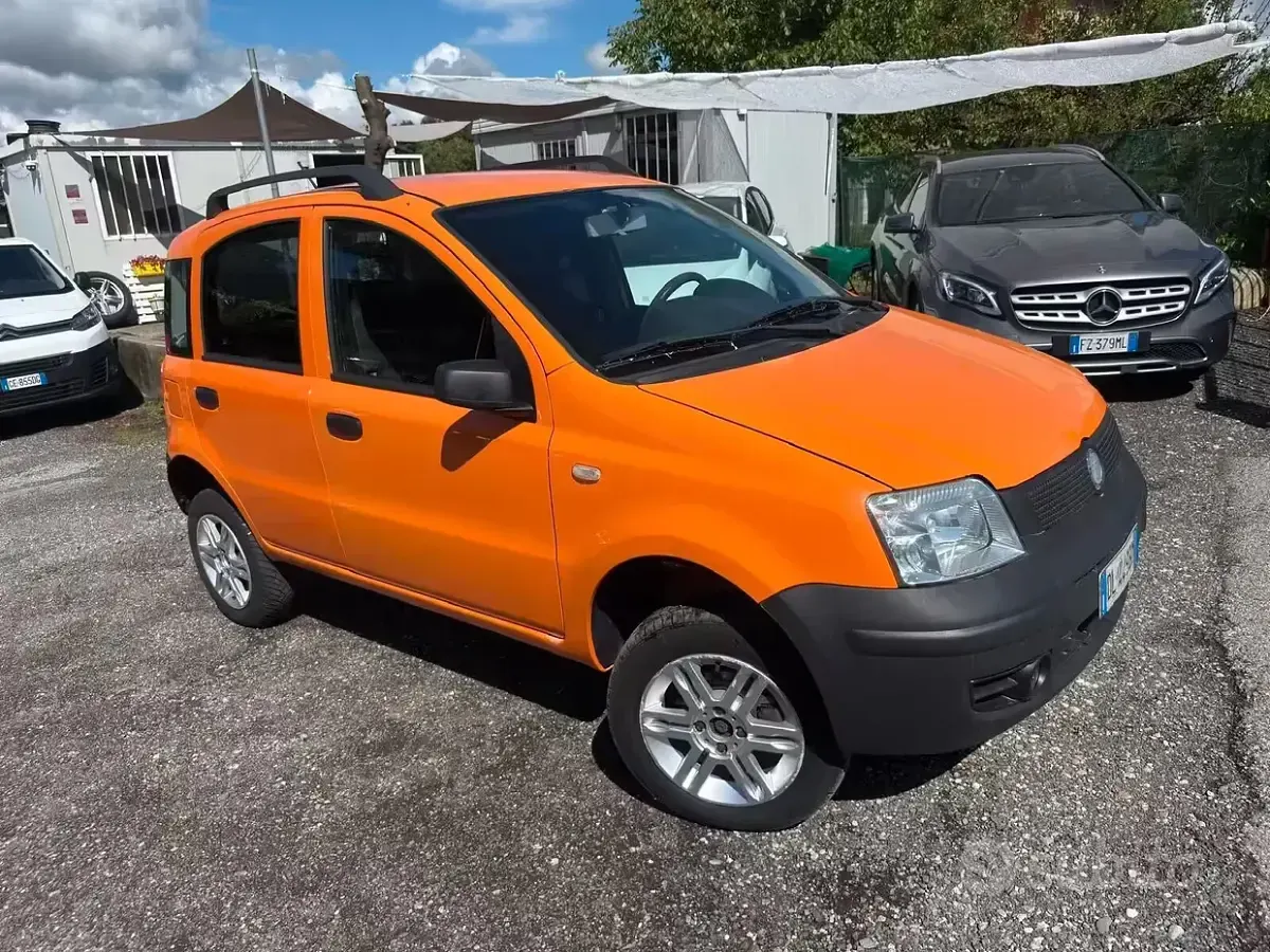 Usata Fiat Panda 4x4 Active 69 CV (50 kW) 2007 Arancione Utilitaria