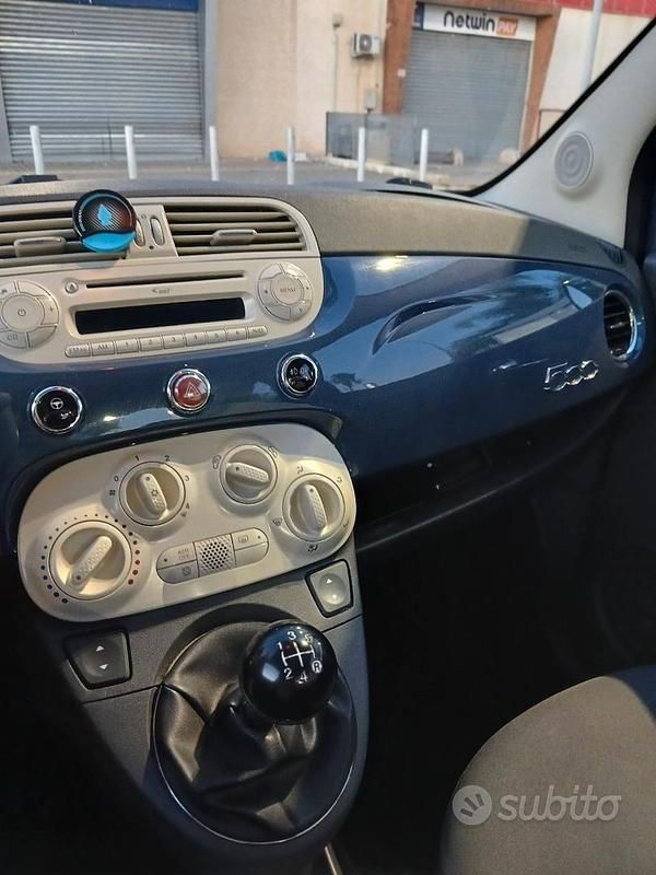 Usata Fiat 500 95 CV (69 kW) 2013 Blu Utilitaria