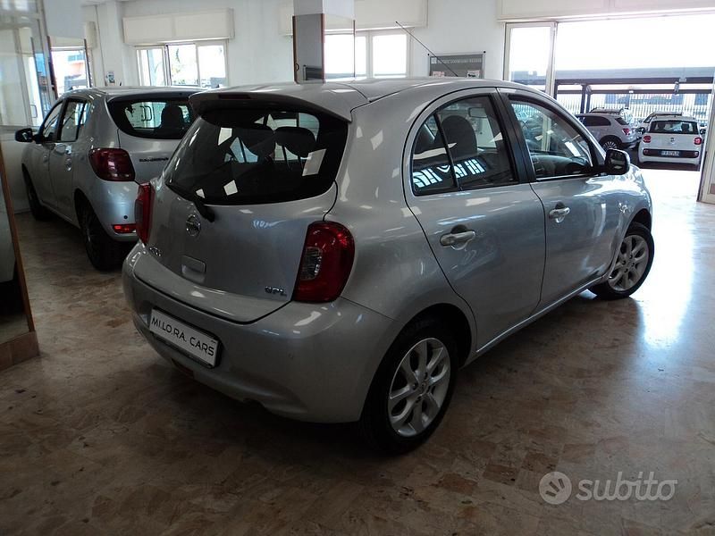 Usata Nissan Micra Acenta 80 CV (58 kW) 2016 Grigio Utilitaria
