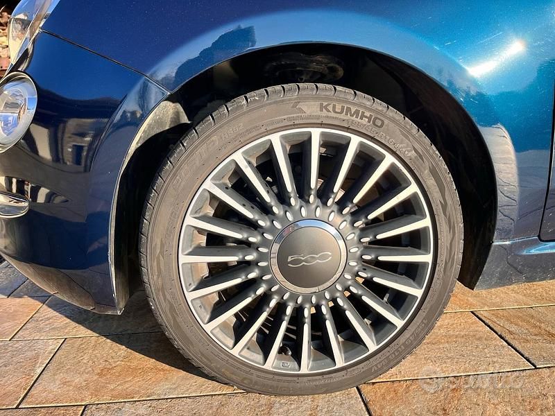 Usata Fiat 500 Lounge 95 CV (69 kW) 2017 Blu Utilitaria
