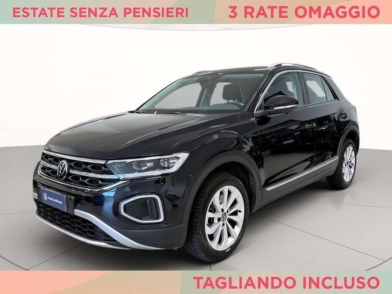 Deep black perlato Usata 2023 VW T-Roc Style SUV | 25.900 € (Buon prezzo) - Immagine 1/4