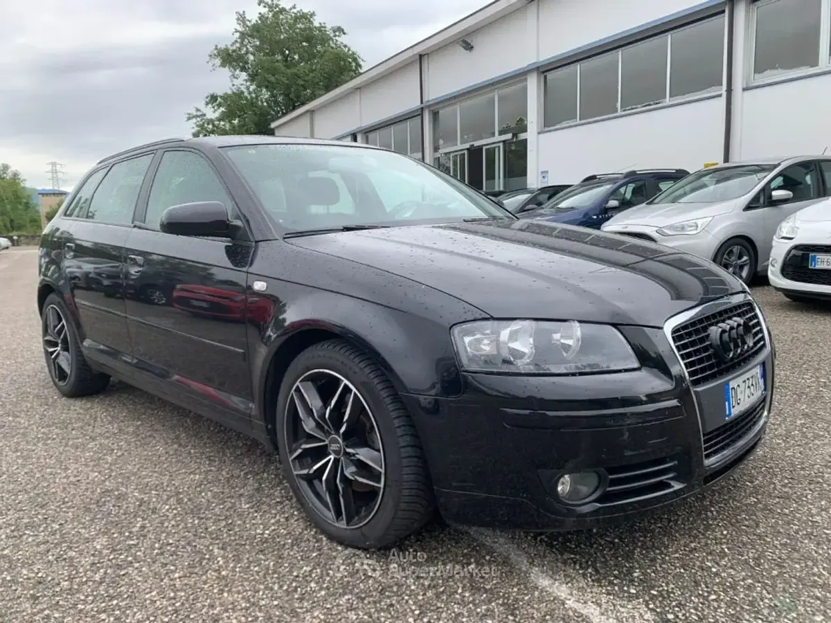 Usata Audi A3 Ambiente 170 CV (125 kW) 2007 Nero Utilitaria