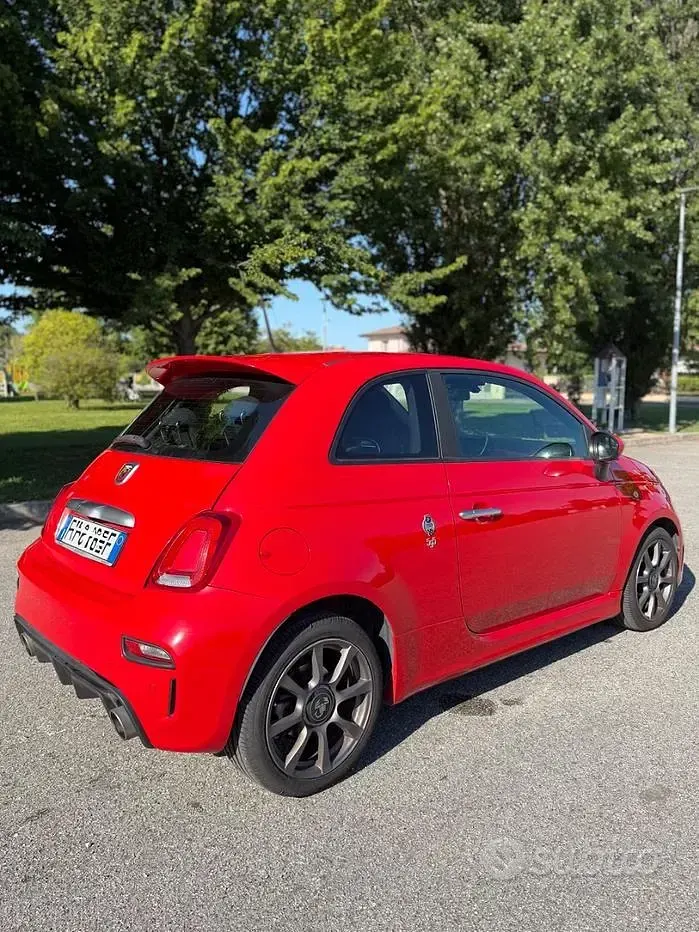 Usata Abarth 595 145 CV (106 kW) 2010 Rosso Berlina
