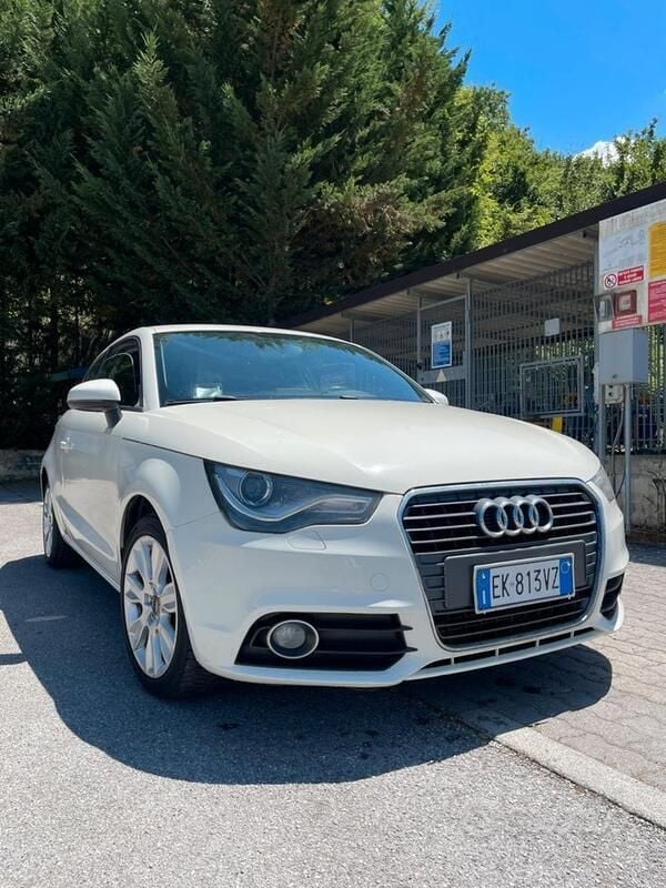 Usata Audi A1 90 CV (66 kW) 2013 Bianco Utilitaria