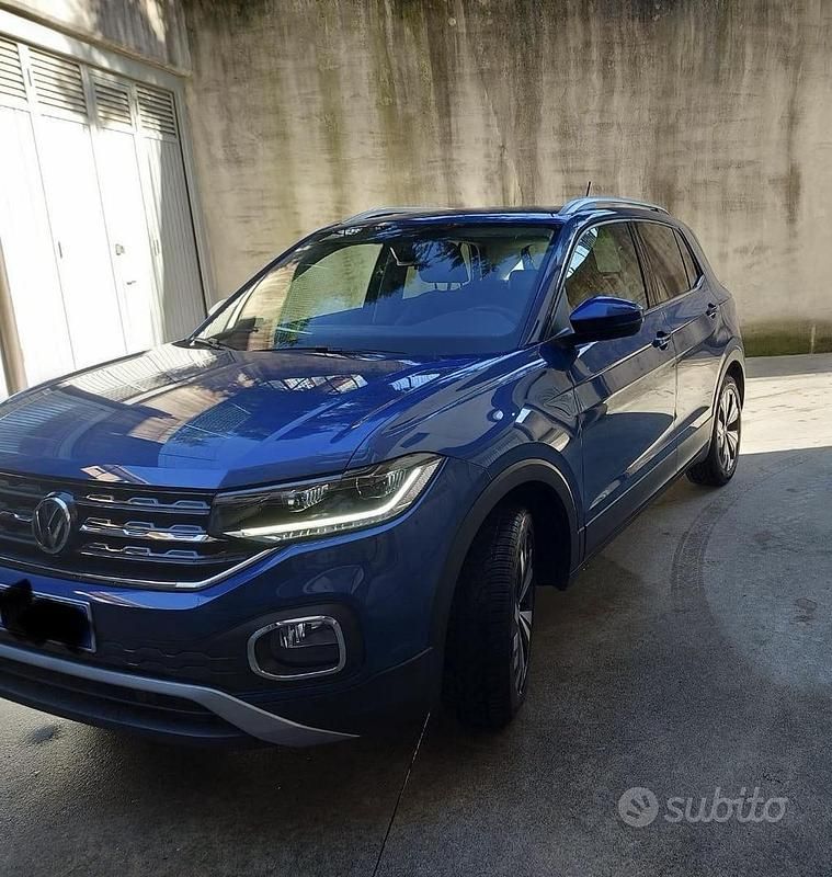 Usata VW T-Cross Style 150 CV (110 kW) 2020 Blu SUV