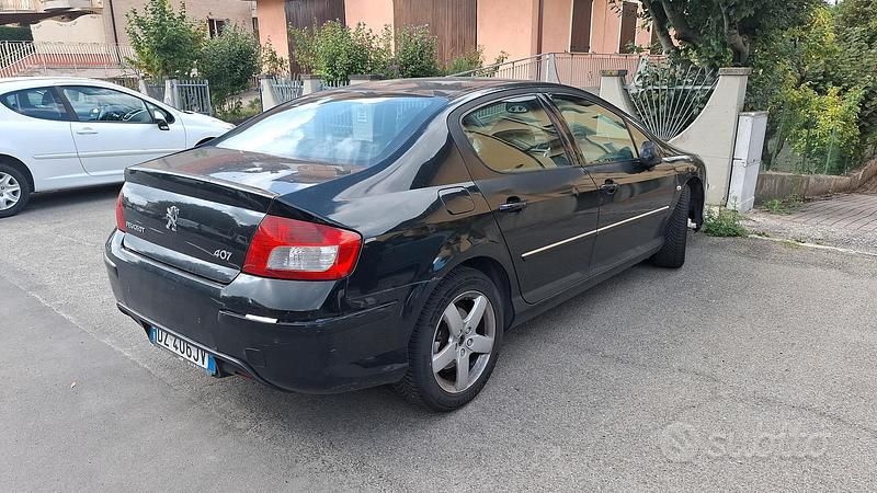 Usata Peugeot 407 140 CV (102 kW) 2009 Nero Berlina