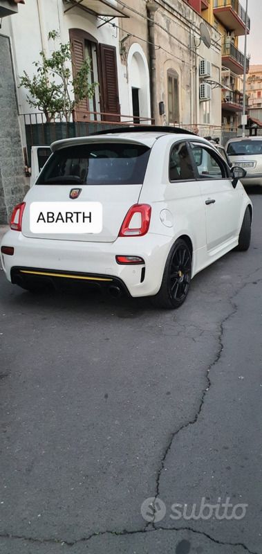 Usata Abarth 595 Competizione 180 CV (132 kW) 2018 Bianco Utilitaria