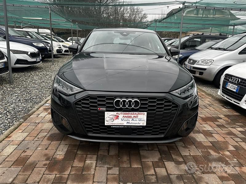 Usata Audi A3 S-Line 110 CV (80 kW) 2021 Grigio Berlina