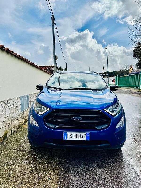 Usata Ford Ecosport ST-Line 100 CV (73 kW) 2019 Blu SUV