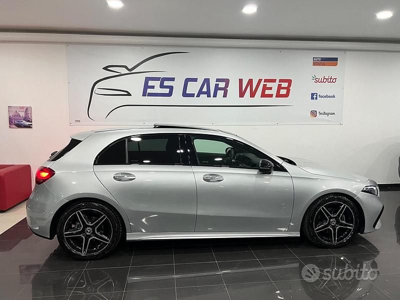 Usata Mercedes A180 AMG Line Premium 116 CV (85 kW) 2023 Grigio Berlina