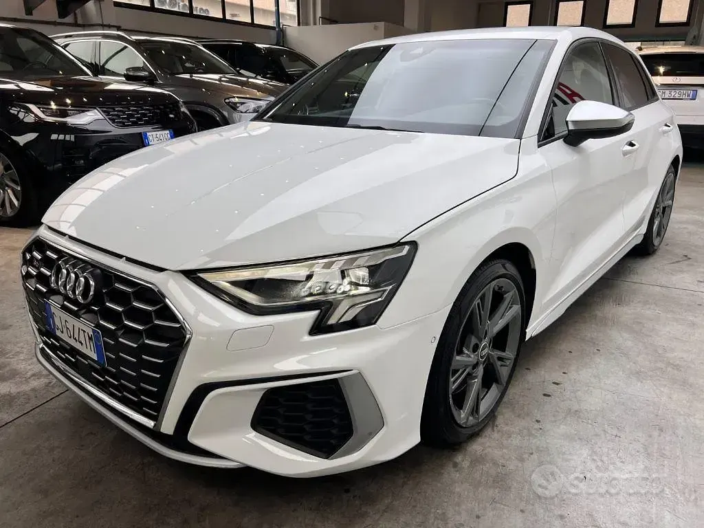 Usata Audi S3 310 CV (228 kW) 2022 Bianco Berlina