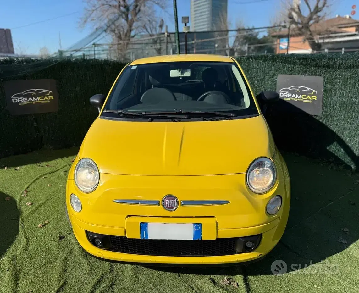 Occasion Fiat 500 75 ch (55 kW) 2009 Jaune Cabriolet