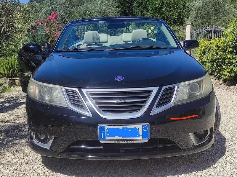 Usata Saab 9-3 Vector 150 CV (110 kW) 2008 Nero Cabrio