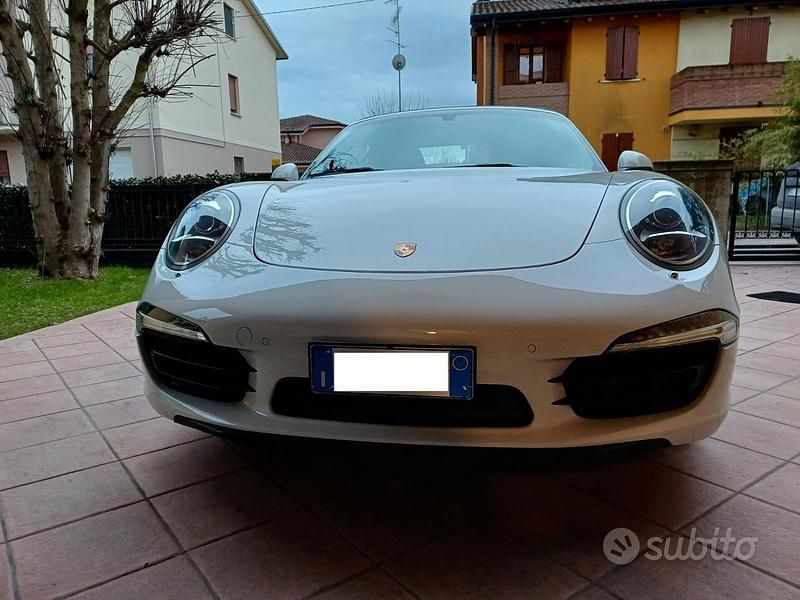 Usata Porsche 911 Carrera 4 Cabriolet 350 CV (257 kW) 2013 Bianco Cabrio
