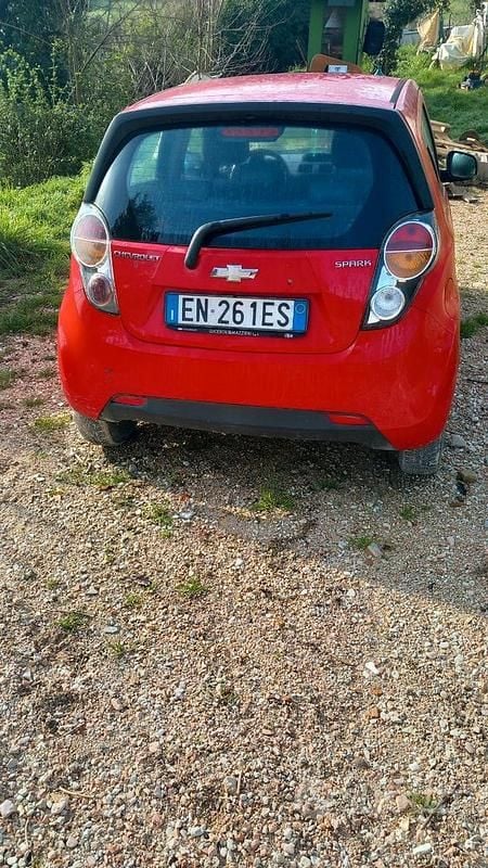 Usata Chevrolet Spark 2012 Rosso Utilitaria