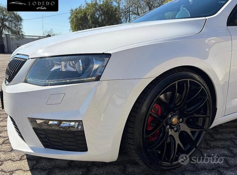 Usata Skoda Octavia RS 183 CV (134 kW) 2013 Bianco Station wagon