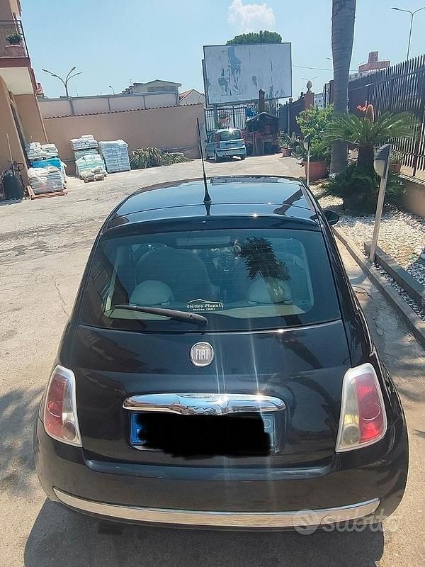 Usata Fiat 500 75 CV (55 kW) 2009 Nero Utilitaria