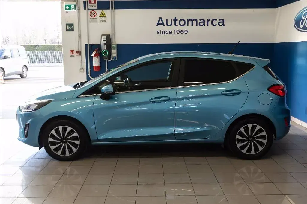 Usata Ford Fiesta Titanium 125 CV (91 kW) 2022 Blu metallizzato Utilitaria