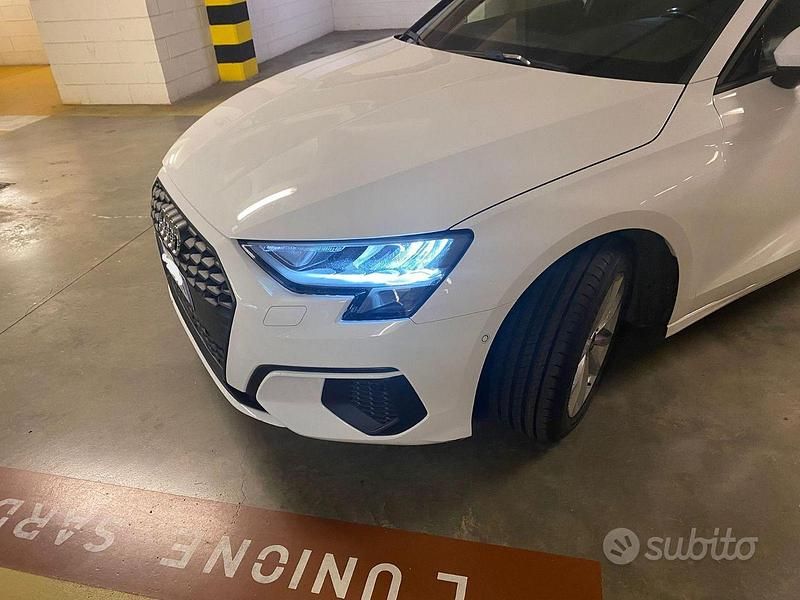 Usata Audi A3 150 CV (110 kW) 2020 Bianco Berlina