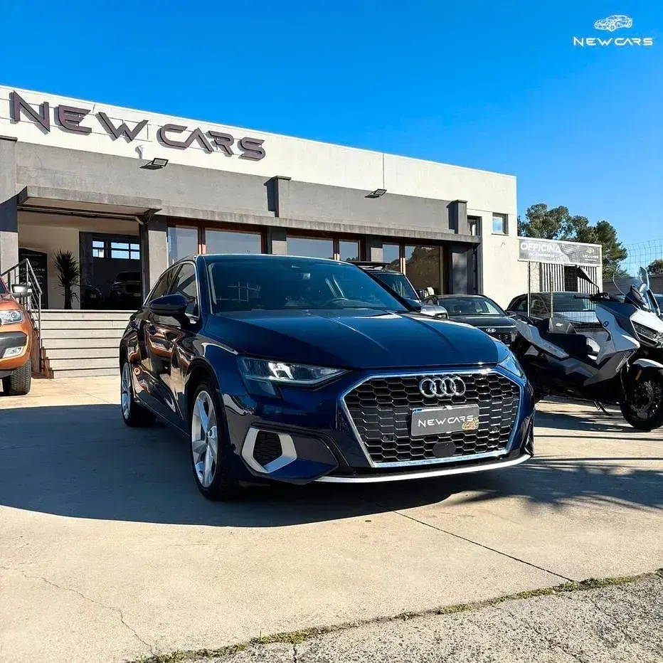 Usata Audi A3 Advanced 150 CV (110 kW) 2022 Blu Berlina