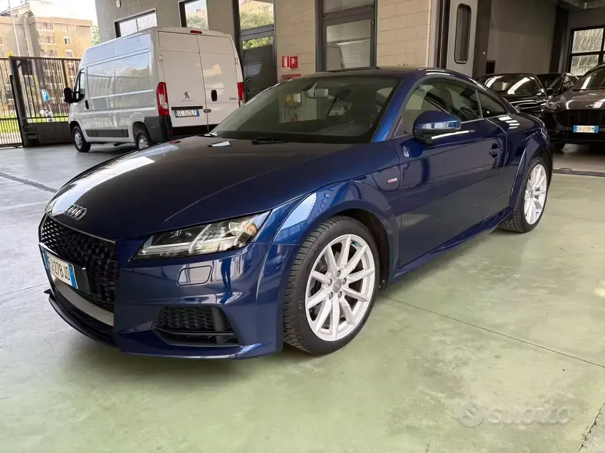 Usata Audi TT S-Line 185 CV (136 kW) 2016 Blu/azzurro Coupé