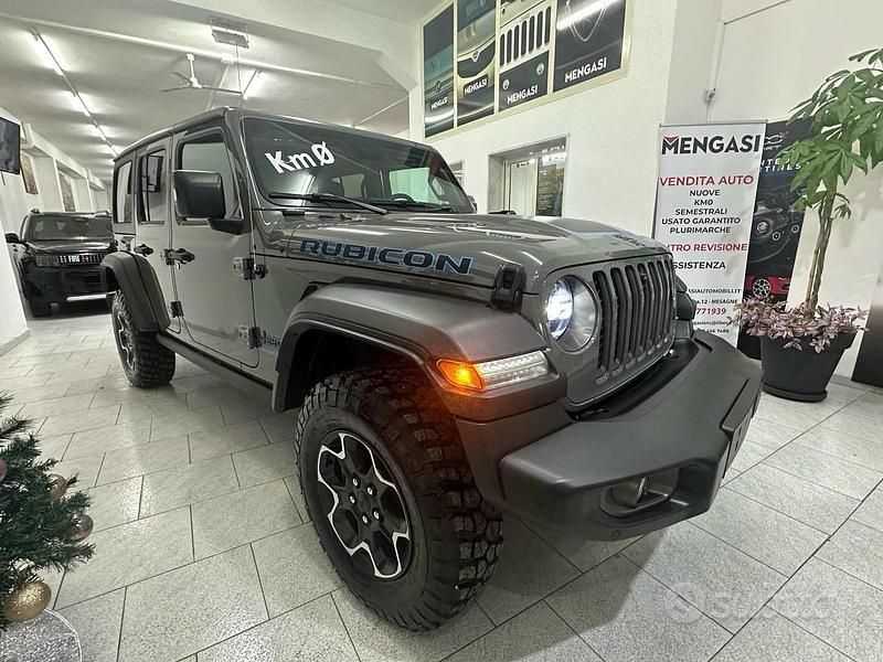 Nuova Jeep Wrangler Unlimited Rubicon 271 CV (199 kW) 2025 Grigio SUV