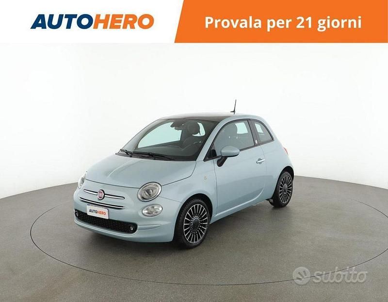 Blu/azzurro Usata 2020 Fiat 500 Launch Edition Due volumi | 13.599 € (Cara) - Immagine 1/2
