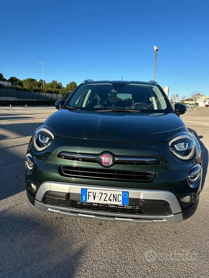 Usata Fiat 500X Cross 95 CV (69 kW) 2019 Verde SUV