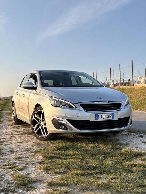 Usata Peugeot 308 GT-line 130 CV (95 kW) 2017 Grigio Berlina