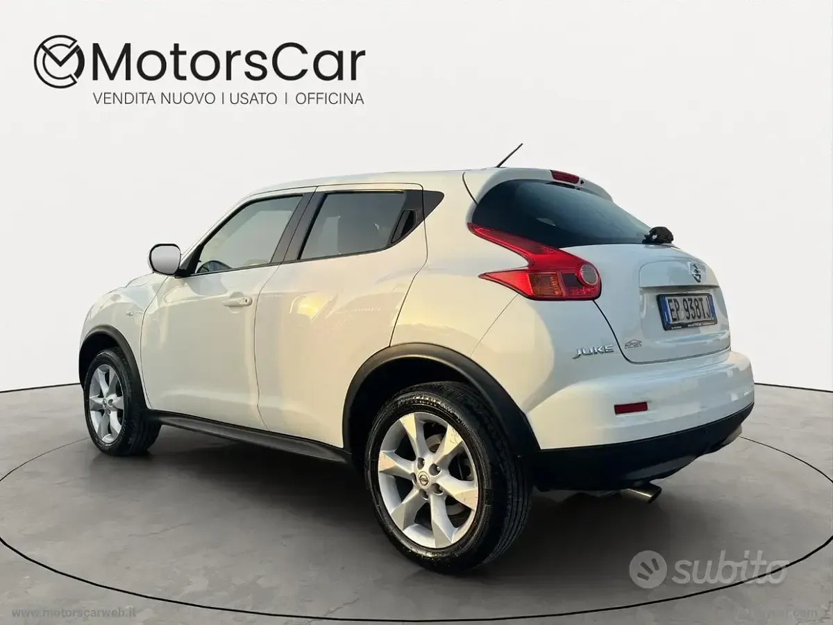 Usata Nissan Juke Visia 110 CV (80 kW) 2013 Bianco SUV
