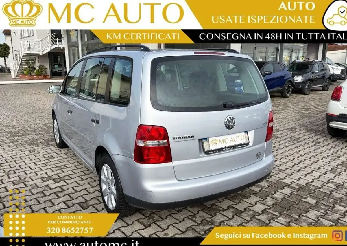 Usata VW Touran Highline 105 CV (77 kW) 2006 Argento Monovolume