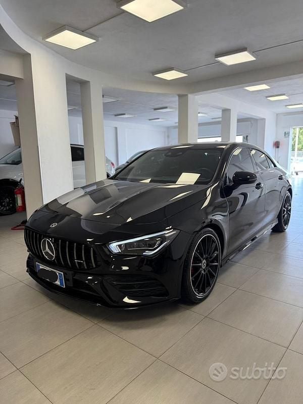 Usata Mercedes CLA200 AMG line 150 CV (110 kW) 2025 Nero Berlina