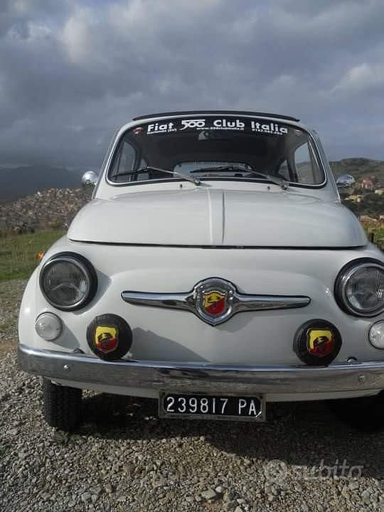 Usata Fiat 500 Abarth 1960 Bianco Utilitaria