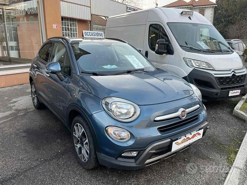 Usata Fiat 500X Cross 120 CV (88 kW) 2018 Blu SUV