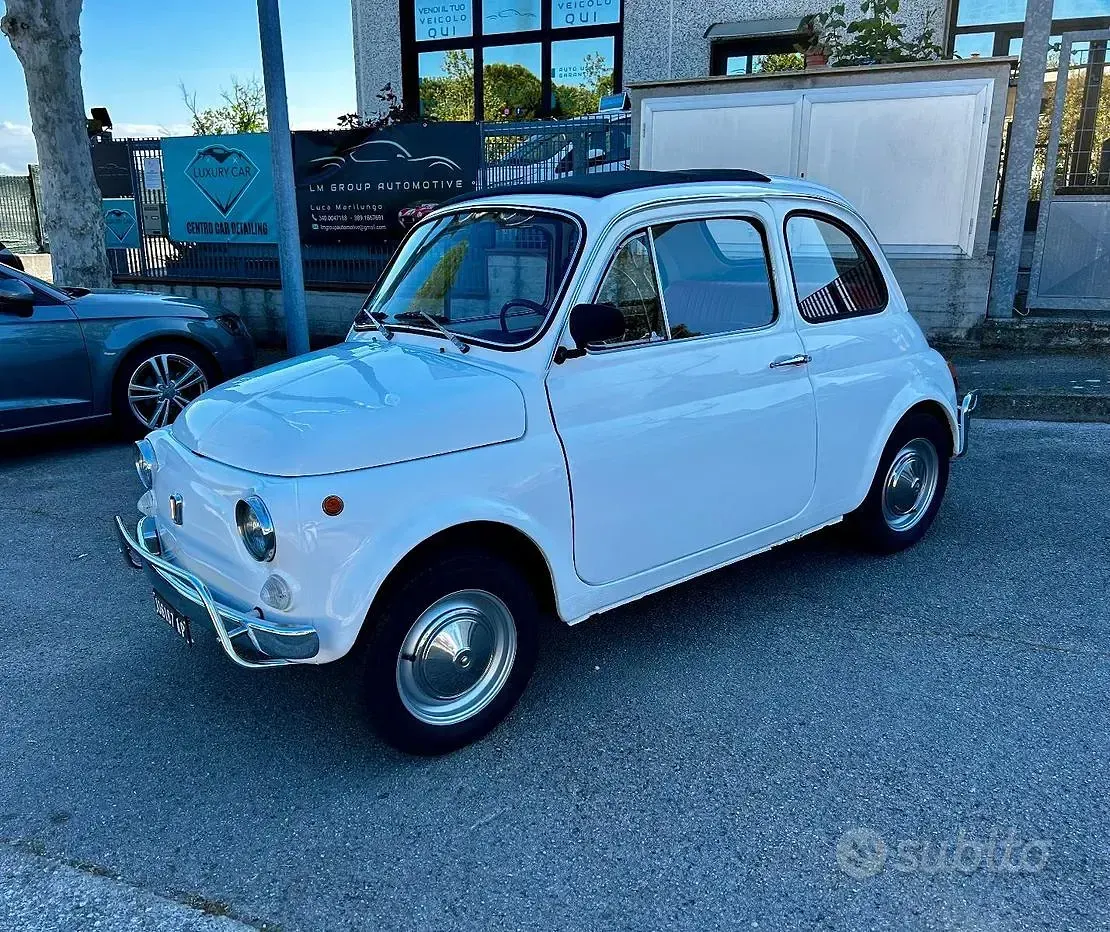 Usata Fiat 500 18 CV (13 kW) 1970 Bianco Utilitaria