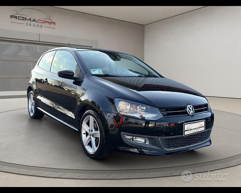 Usata VW Polo Highline 86 CV (63 kW) 2012 Nero met Berlina