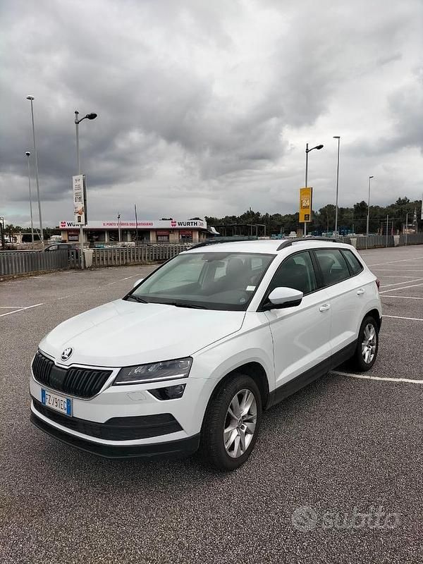Bianco Usata 2020 Skoda Karoq Ambition SUV | 17.000 € (Ottimo prezzo) - Immagine 1/4