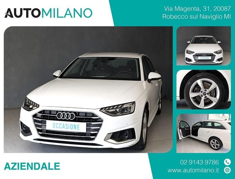 Bianco Usata 2023 Audi A4 Advanced Station wagon | 27.390 € (Super prezzo) - Immagine 1/4