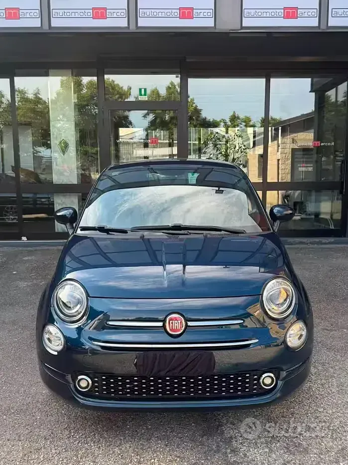 Usata Fiat 500 Lounge 69 CV (50 kW) 2020 Blu Utilitaria