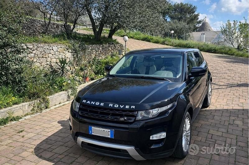 Usata Land Rover Range Rover evoque 190 CV (139 kW) 2011 Nero SUV