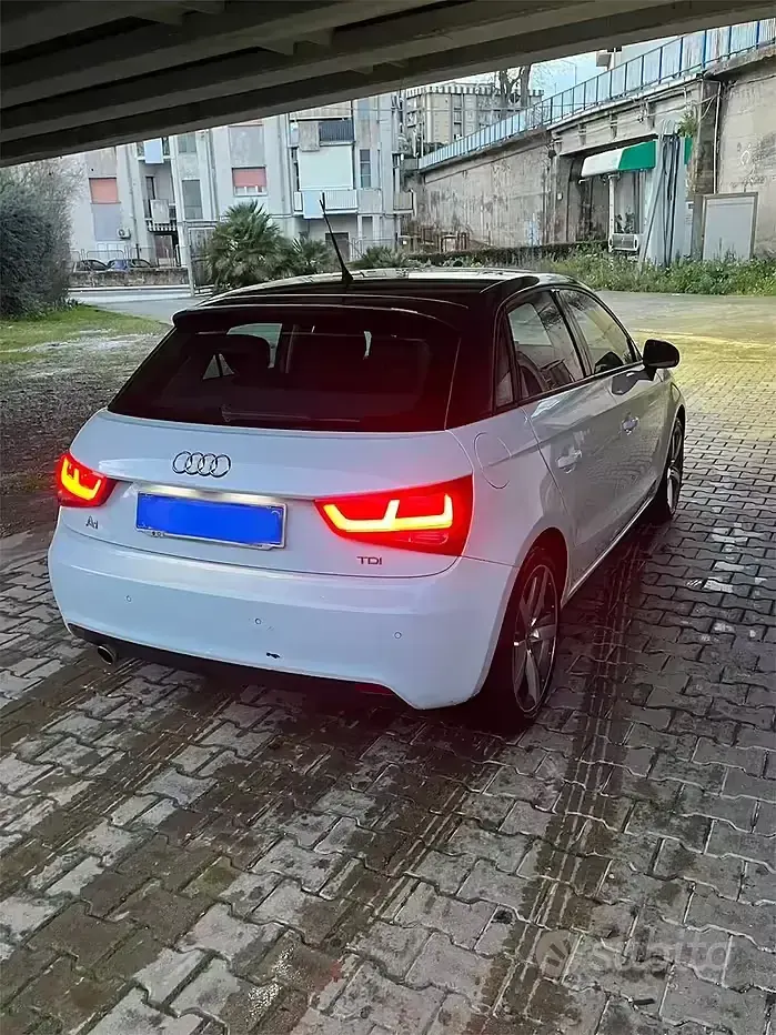 Usata Audi A1 90 CV (66 kW) 2014 Bianco Utilitaria