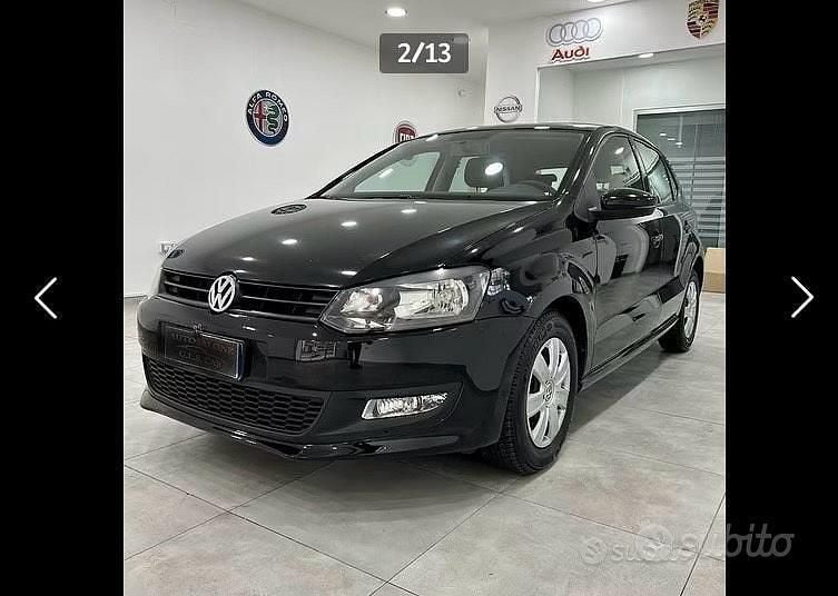 Usata VW Polo 90 CV (66 kW) 2011 Nero Utilitaria