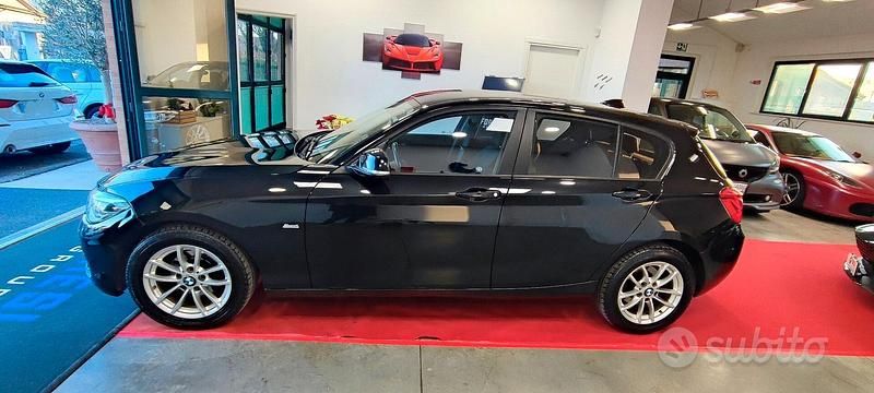 Usata BMW 118 Sport Line 150 CV (110 kW) 2016 Nero met Utilitaria