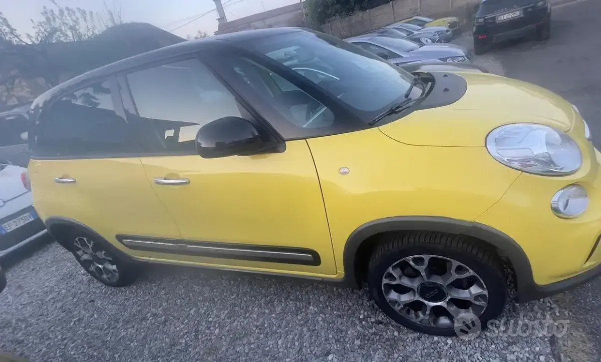 Occasion Fiat 500L Trekking 85 ch (62 kW) 2014 Jaune Monospace