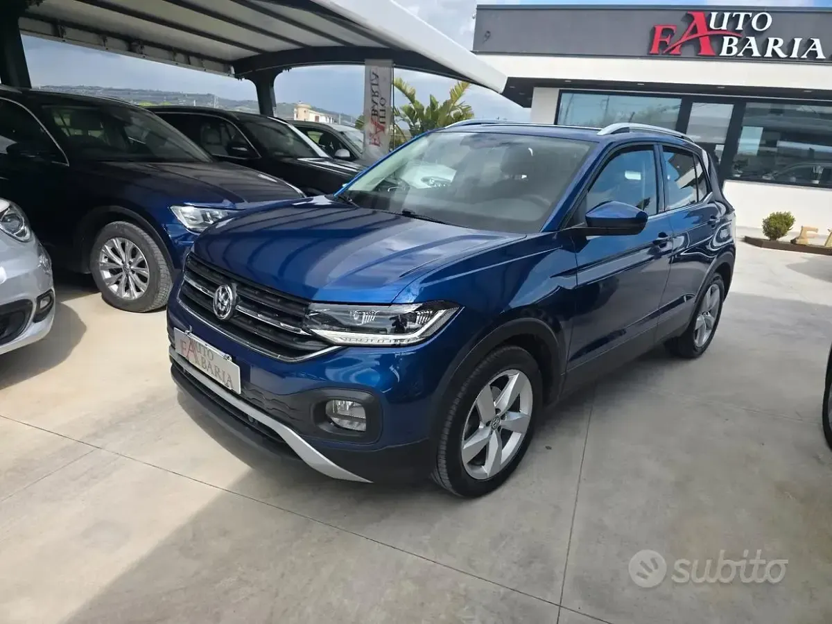 Usata VW T-Cross Advance 95 CV (69 kW) 2020 Blu SUV